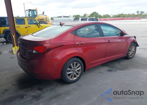 2014 Hyundai Elantra Se z USA, uszkodzony, nr VIN 5NPDH4AE8EH505502